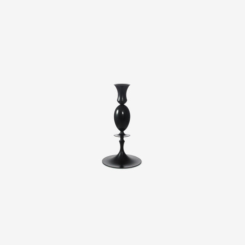 TED MUEHLING OXIDIZED BRONZE CANDLESTICK NO. 0206