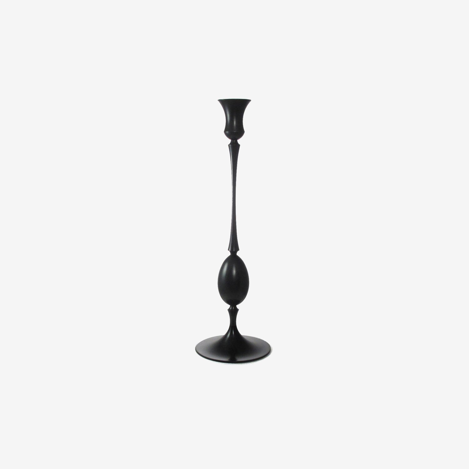 TED MUEHLING OXIDIZED BRONZE CANDLESTICK NO. 0207