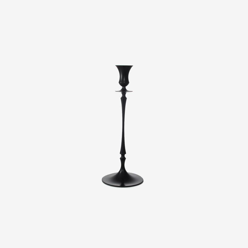 TED MUEHLING OXIDIZED BRONZE CANDLESTICK NO. 0208