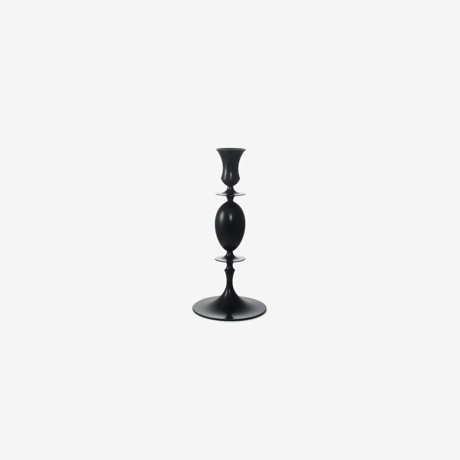 TED MUEHLING OXIDIZED BRONZE CANDLESTICK NO. 0210