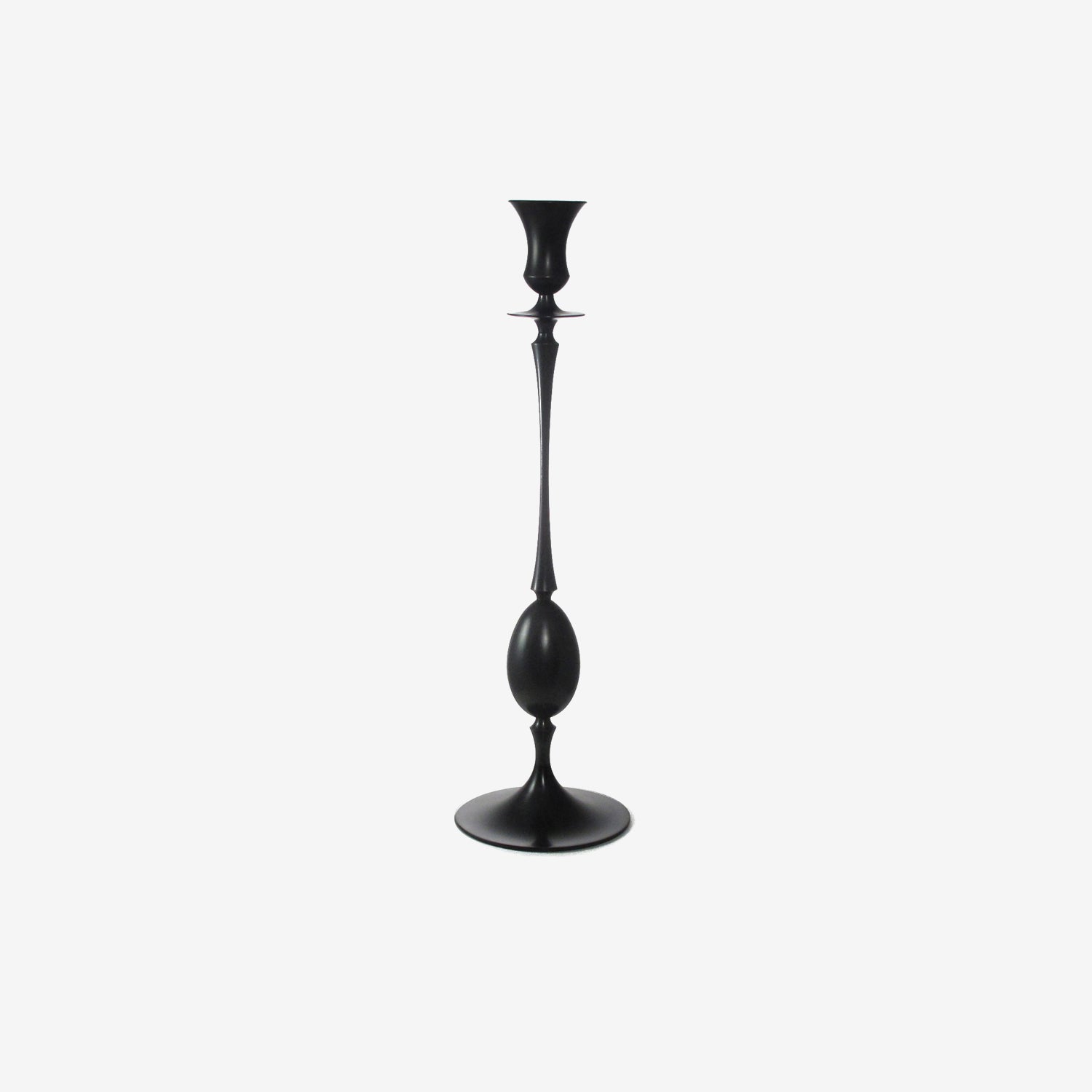 TED MUEHLING OXIDIZED BRONZE CANDLESTICK NO. 0211