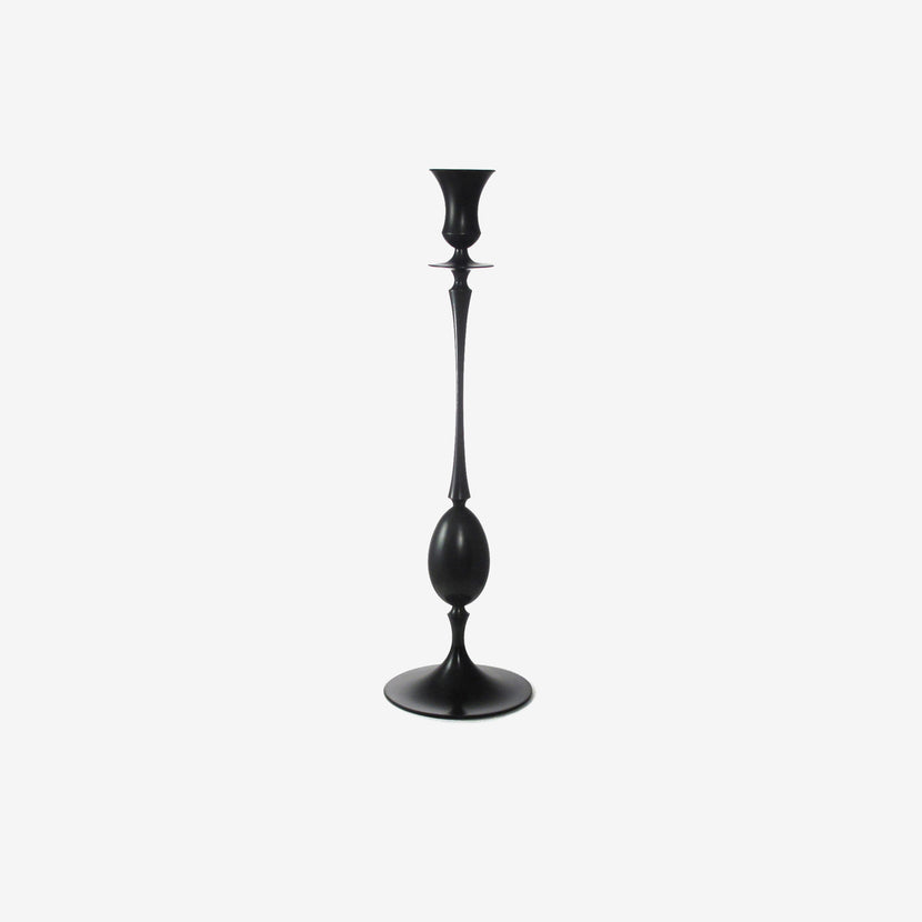 TED MUEHLING OXIDIZED BRONZE CANDLESTICK NO. 0211
