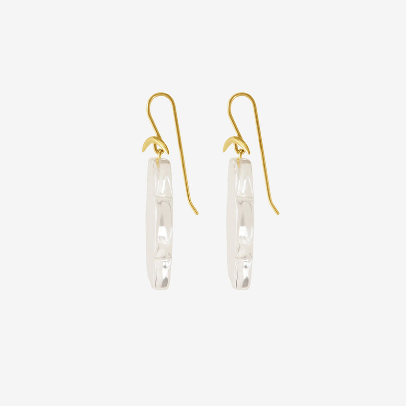 GABRIELLA KISS 18K & ROCK CRYSTAL CLOUD EARRINGS