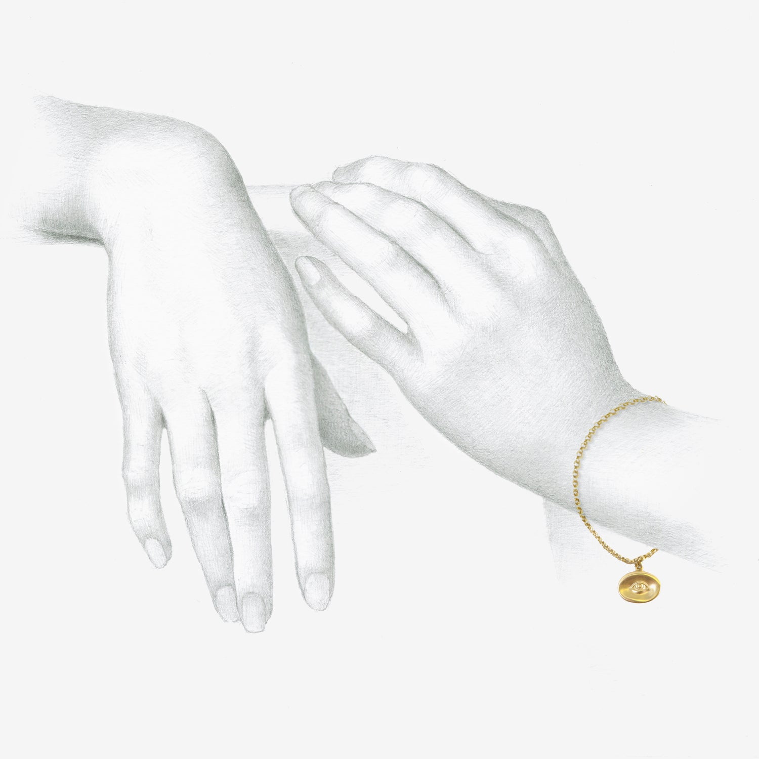 GABRIELLA KISS 18K SMALL EYE BRACELET