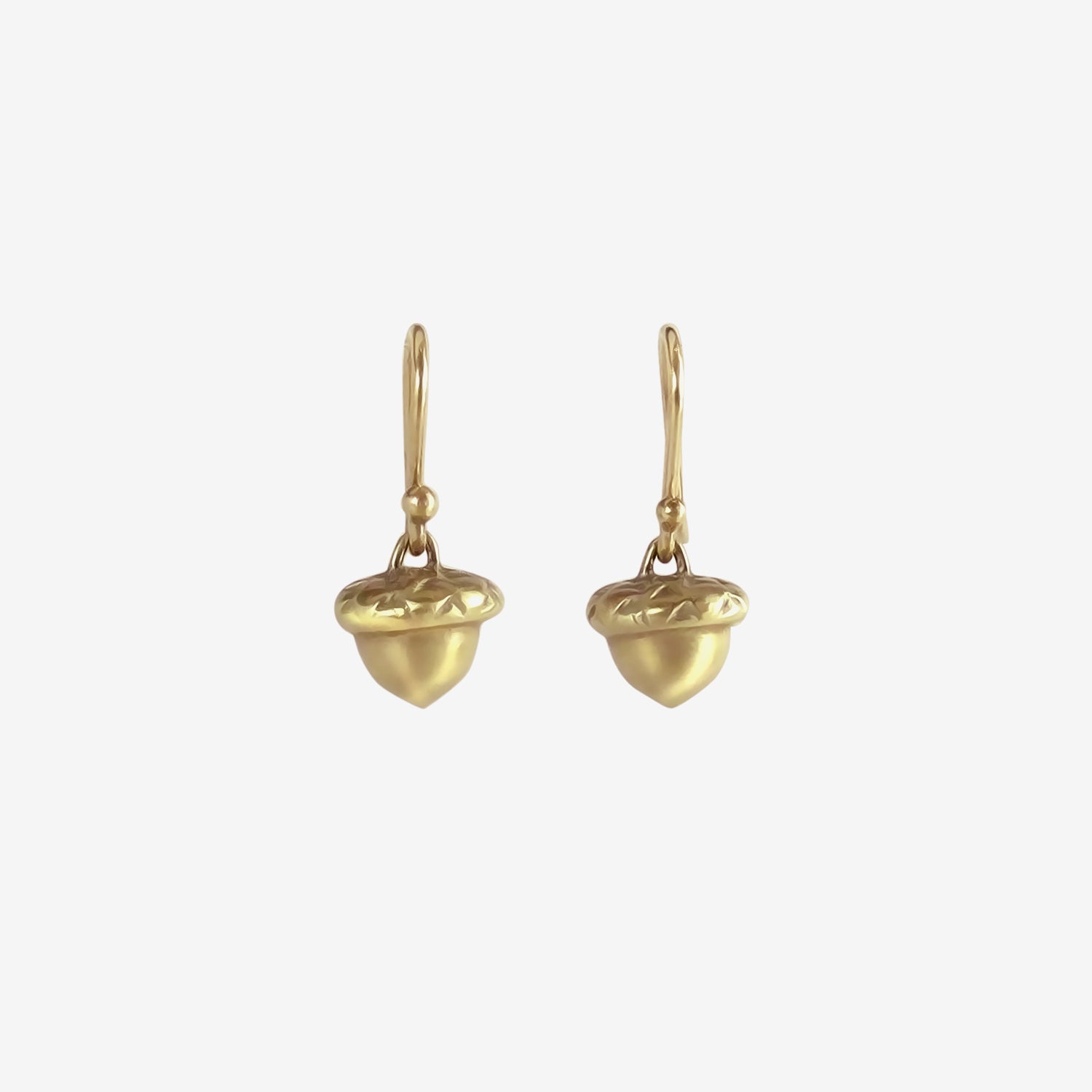 GABRIELLA KISS 18K ACORN EARRINGS