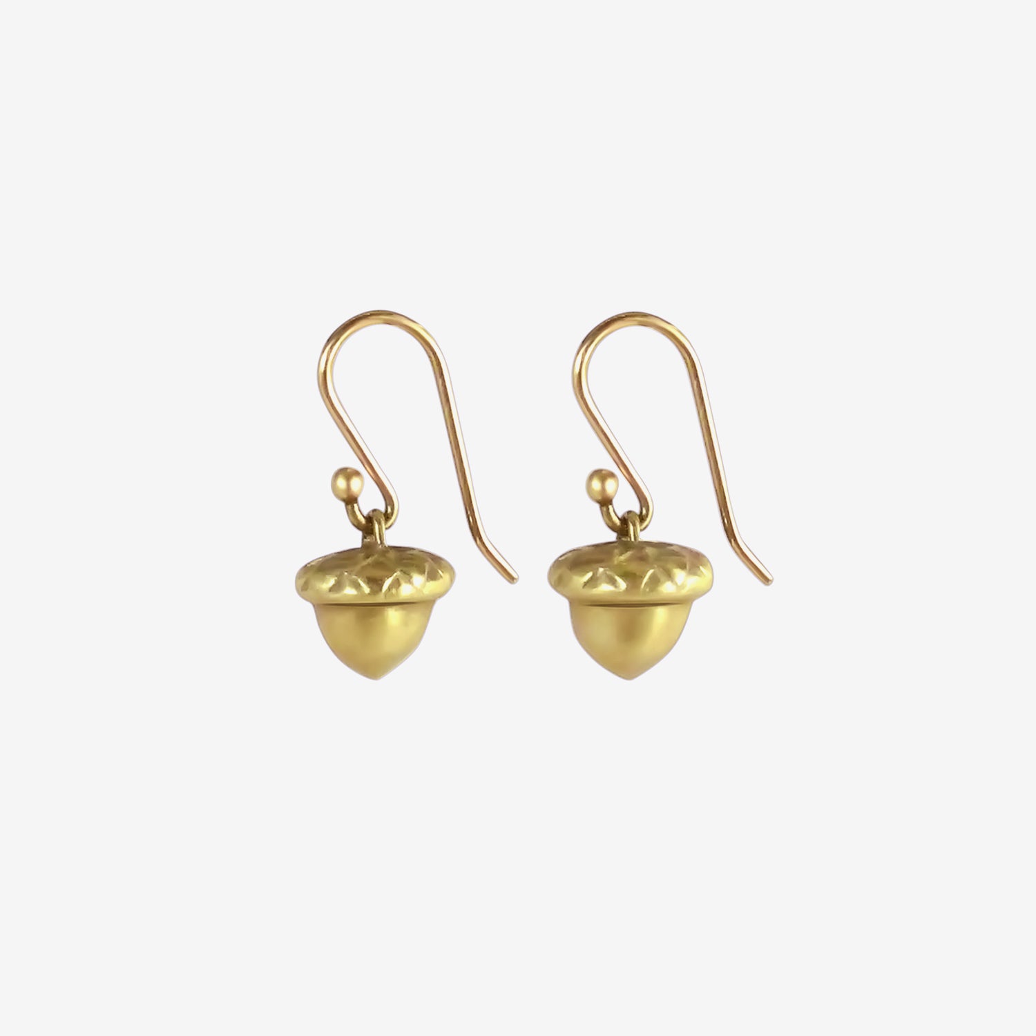 GABRIELLA KISS 18K ACORN EARRINGS
