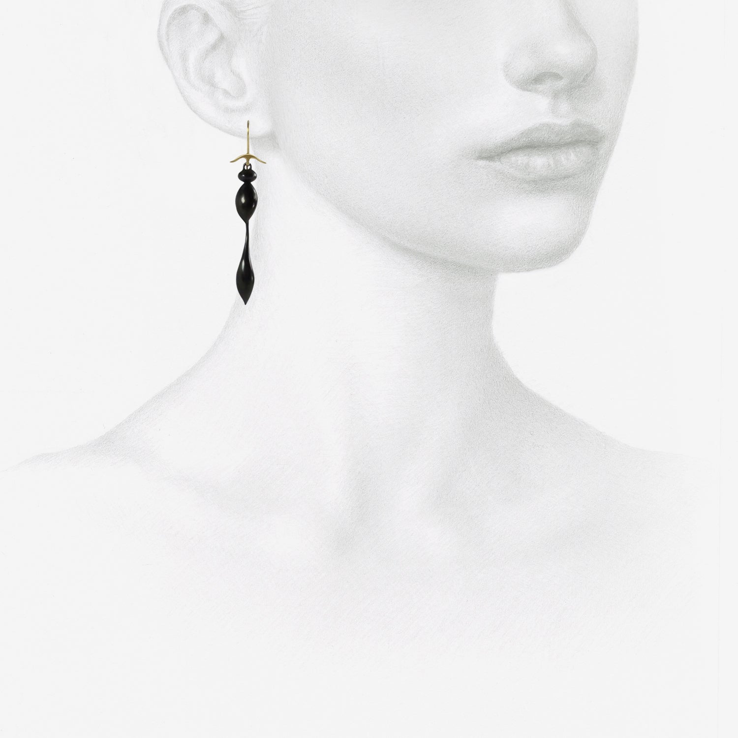 GABRIELLA KISS OXIDIZED BRONZE LARGE WINGLESS WASPS