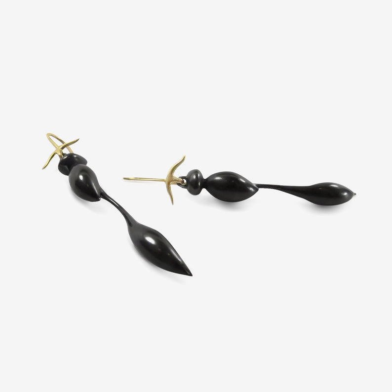 GABRIELLA KISS OXIDIZED BRONZE LARGE WINGLESS WASPS