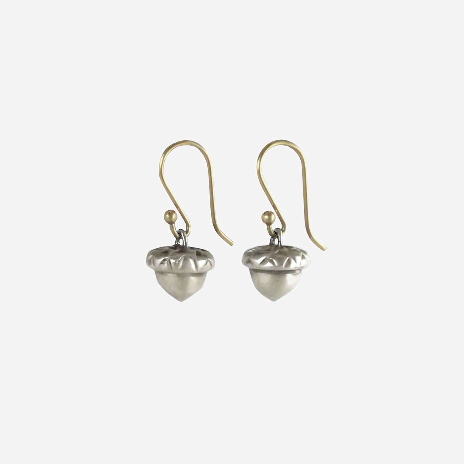 GABRIELLA KISS STERLING SILVER ACORN EARRINGS