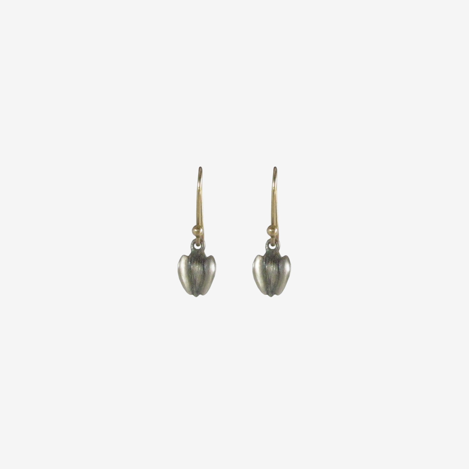 GABRIELLA KISS STERLING SILVER BUCKWHEAT EARRINGS