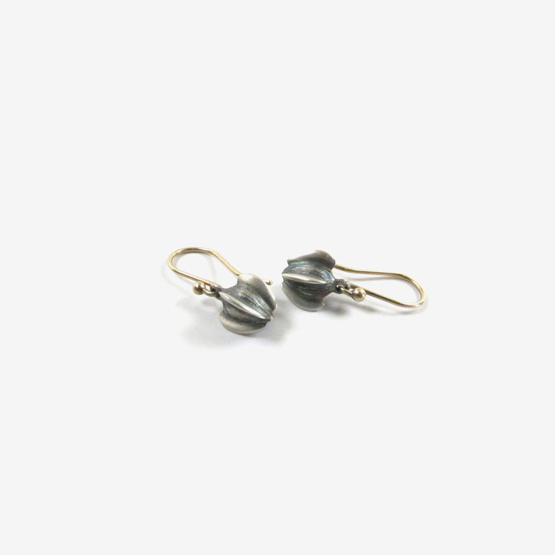 GABRIELLA KISS STERLING SILVER BUCKWHEAT EARRINGS