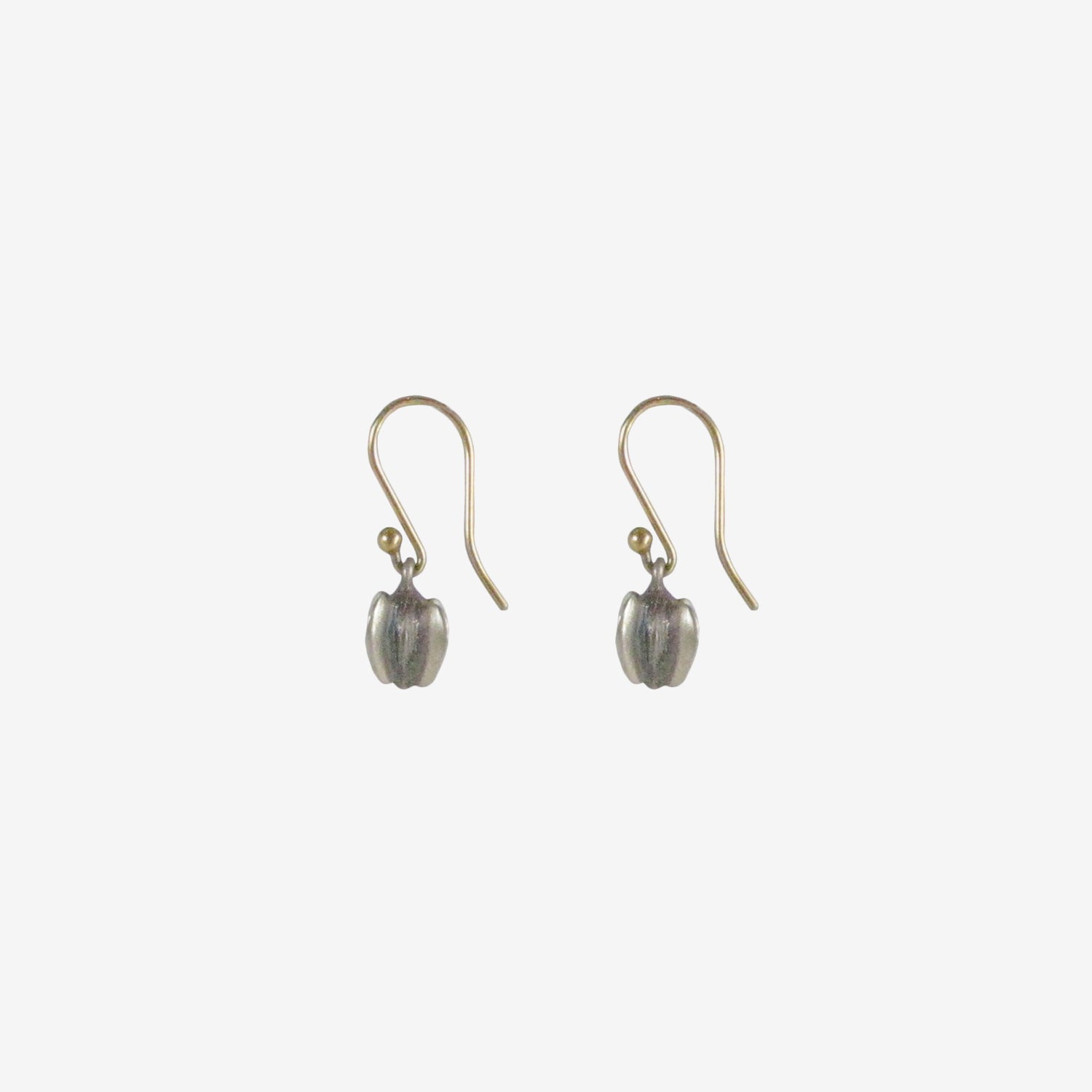 GABRIELLA KISS STERLING SILVER BUCKWHEAT EARRINGS