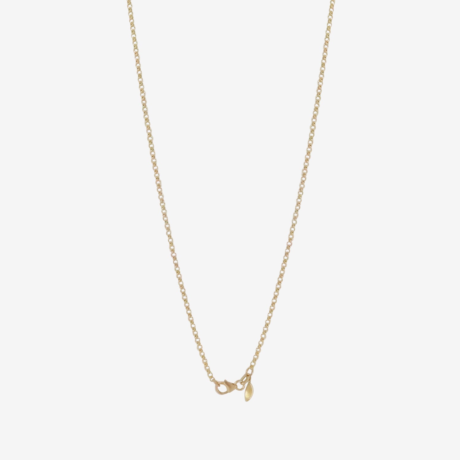 GABRIELLA KISS 18K & BLUE CHALCEDONY PEAR PENDANT