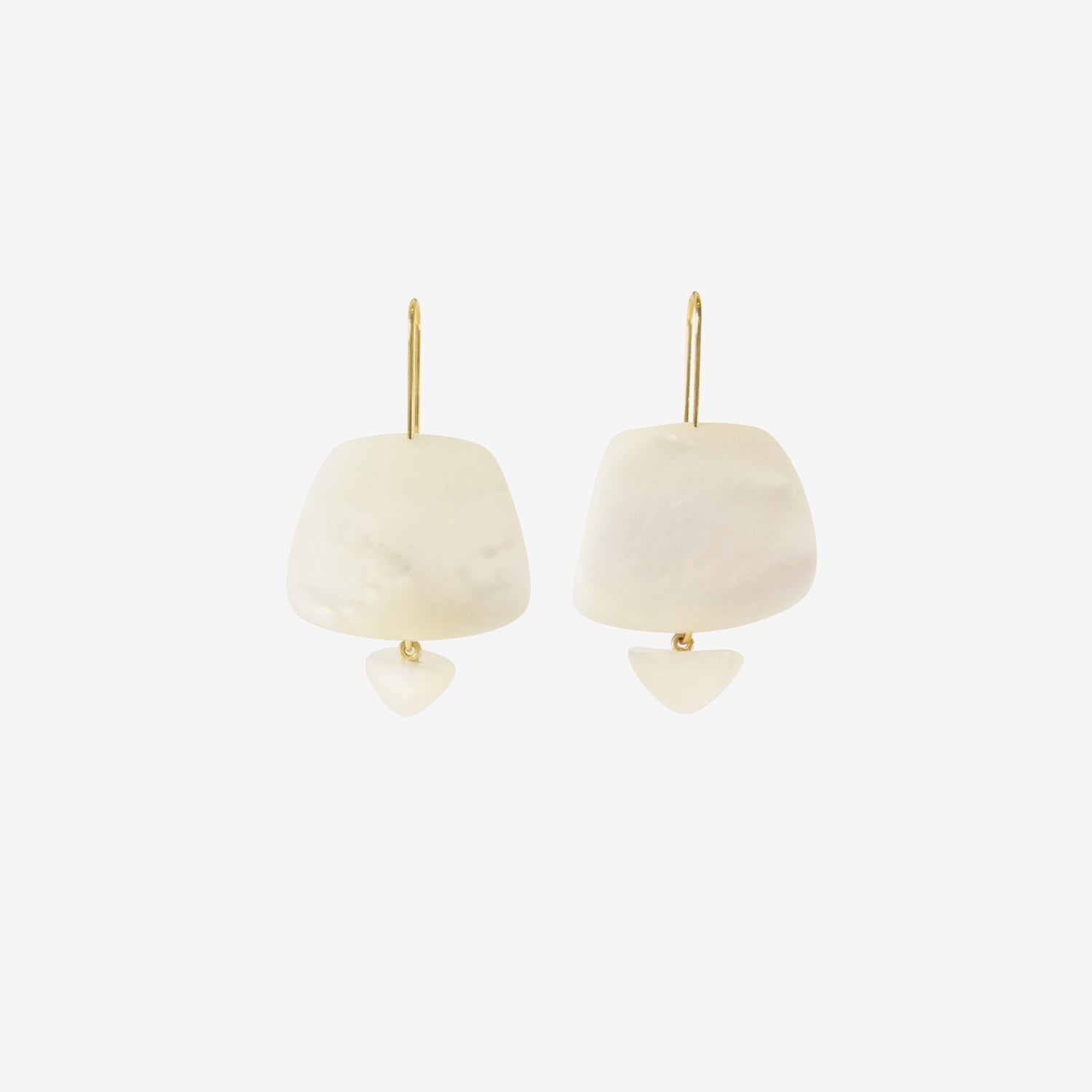 GABRIELLA KISS 14K & MOTHER-OF-PEARL GHOST SHIP EARRINGS
