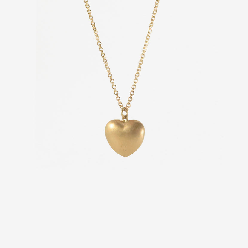 Lola Gold Diamond Heart Charm 14K