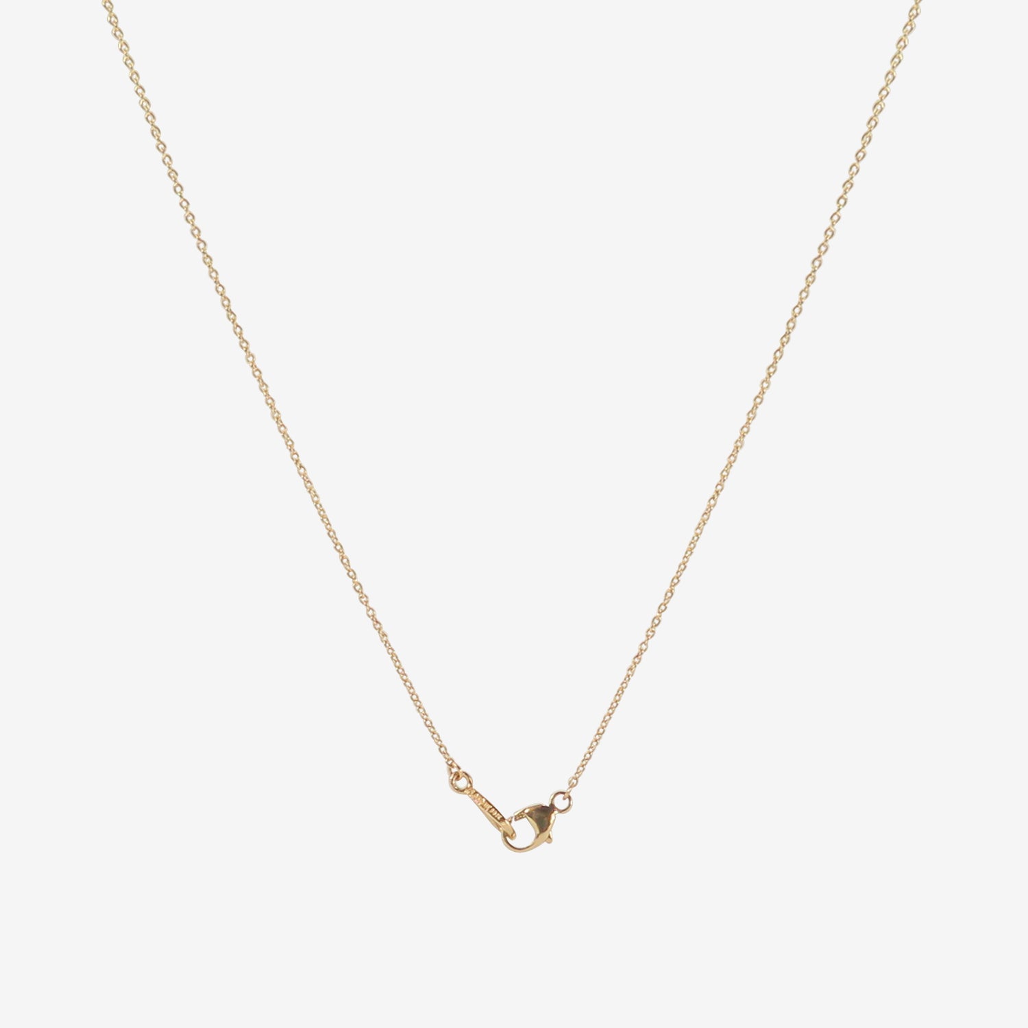 NICOLE LANDAW 14K & SQUARE GREEN AMETHYST PENDANT