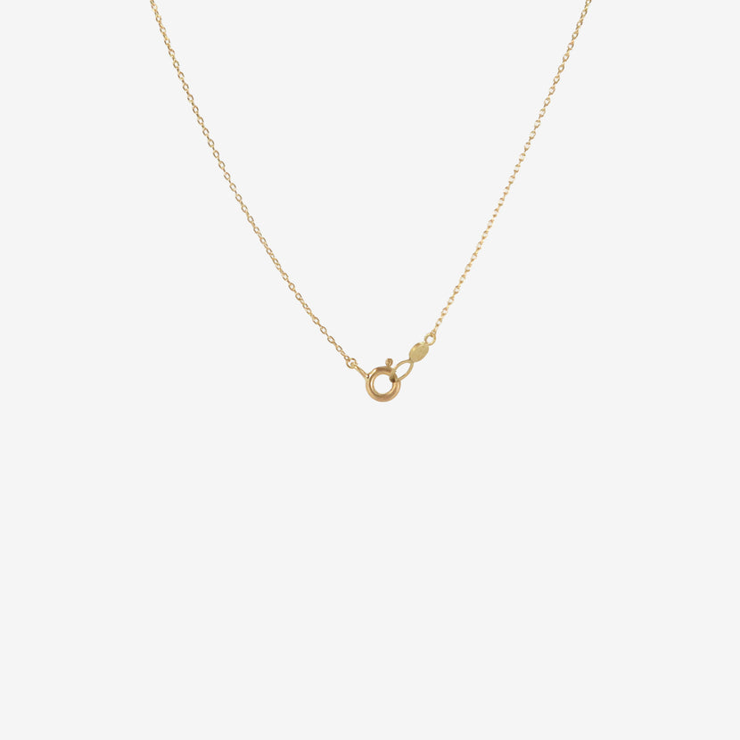 SIA TAYLOR 18K YELLOW GOLD FALLING LEAF NECKLACE