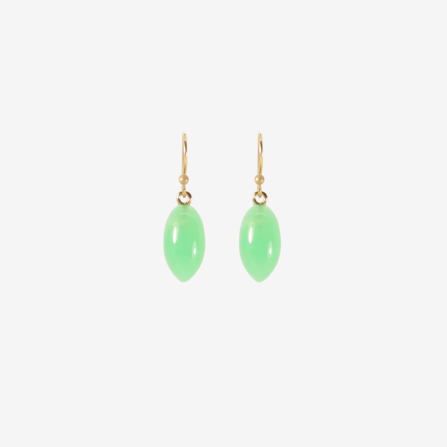 TED MUEHLING 14K & CHRYSOPRASE BERRIES