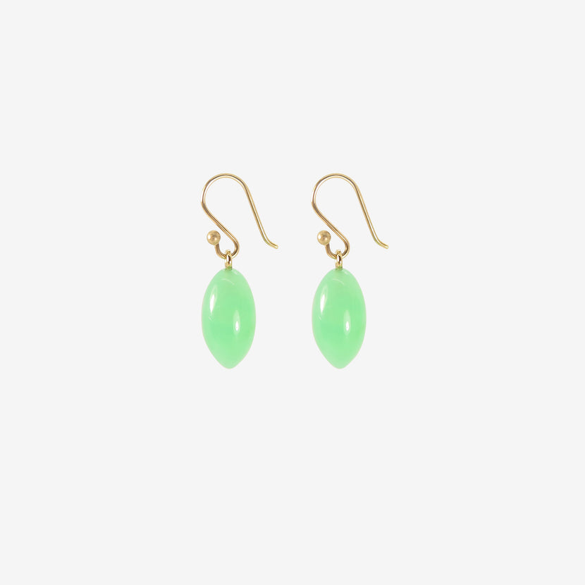 TED MUEHLING 14K & CHRYSOPRASE BERRIES