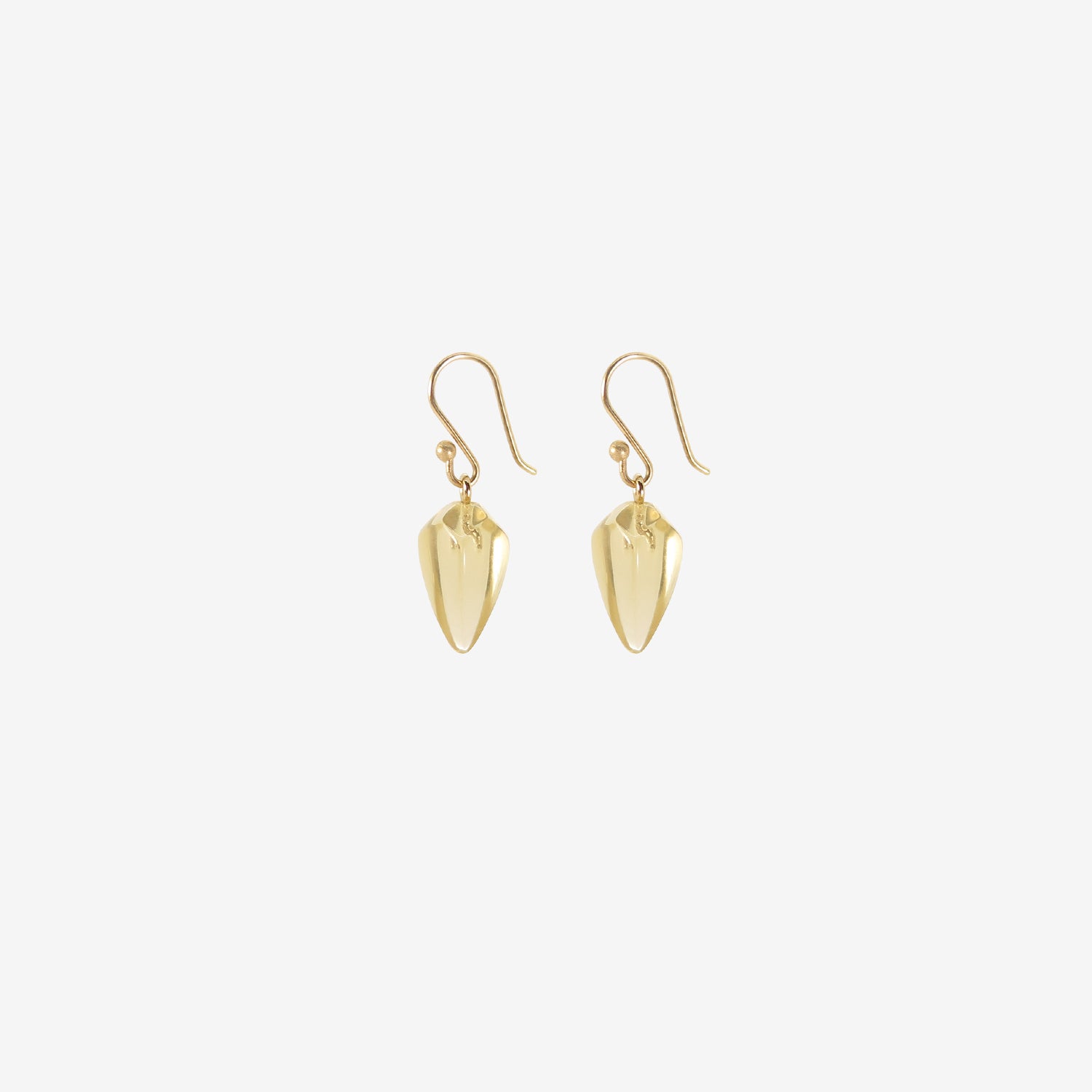 TED MUEHLING 14K & CITRINE GOTHIC DROPS