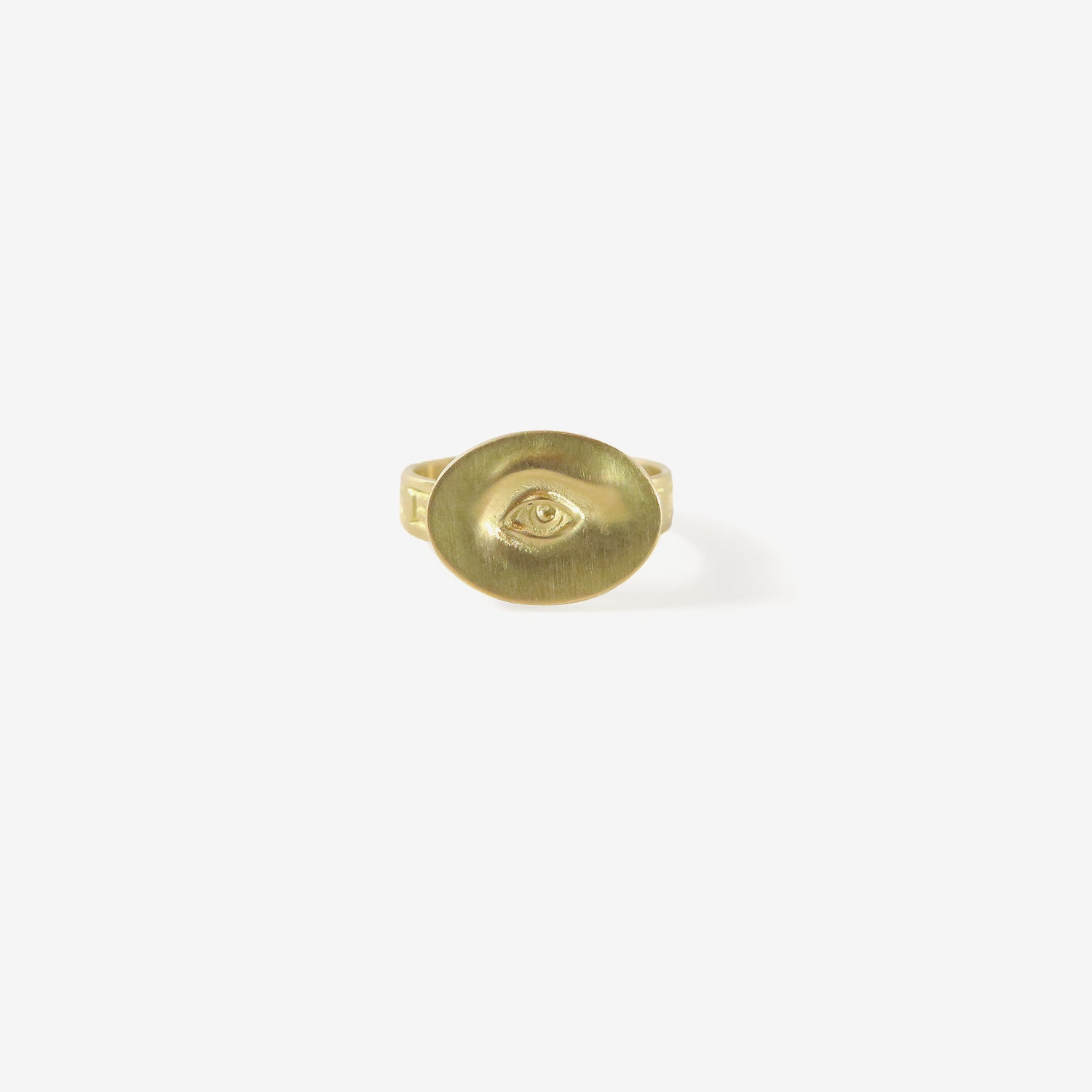GABRIELLA KISS 18K SMALL EYE LOVE TOKEN RING – ‘INVIGILARE’ – TO WATCH OVER