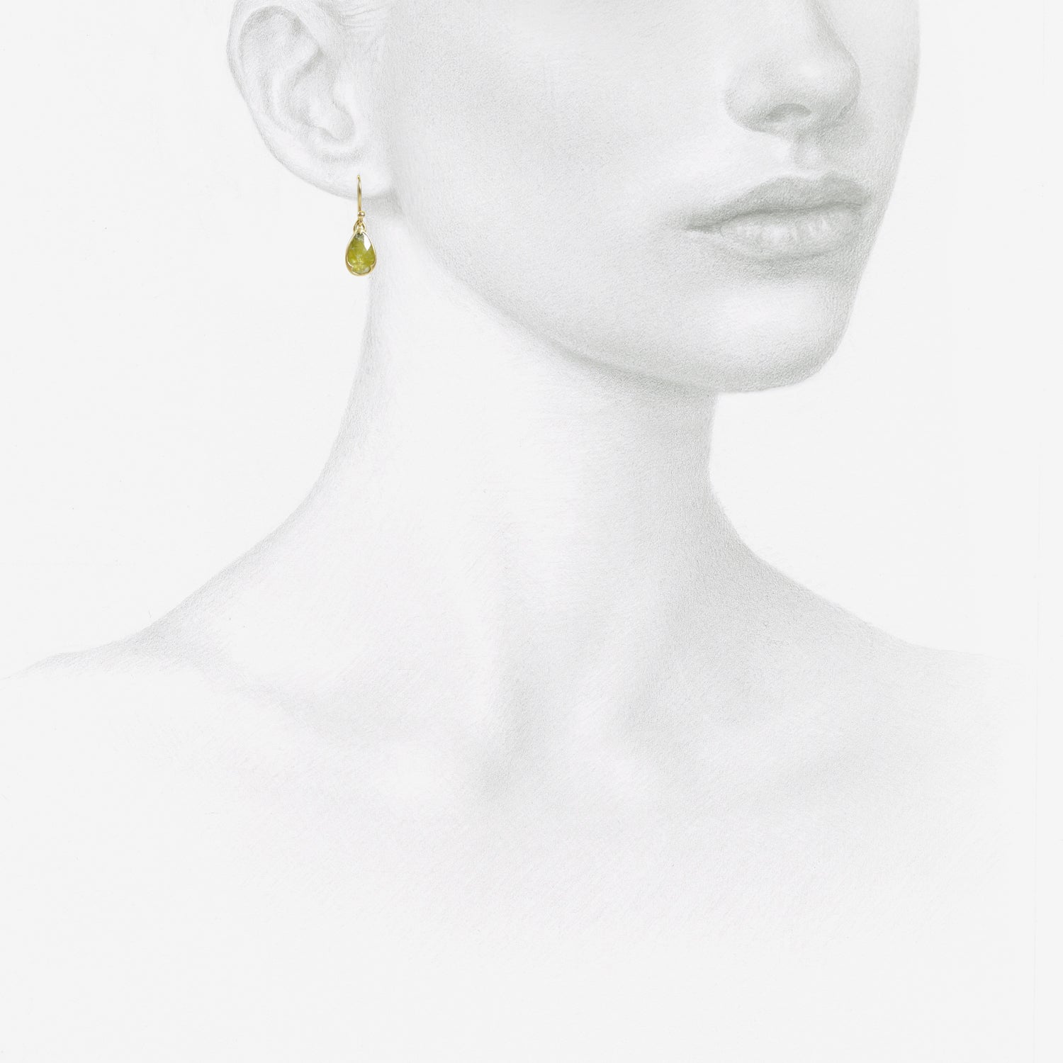GABRIELLA KISS 18K & ROSE-CUT YELLOW DIAMOND EARRINGS