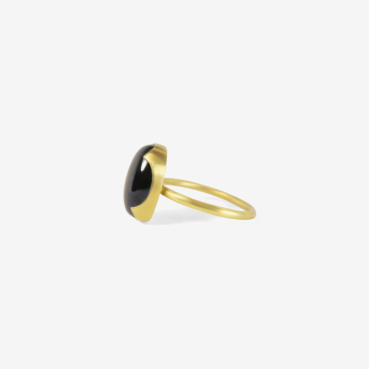 GABRIELLA KISS 18K & OVAL IOLITE RING