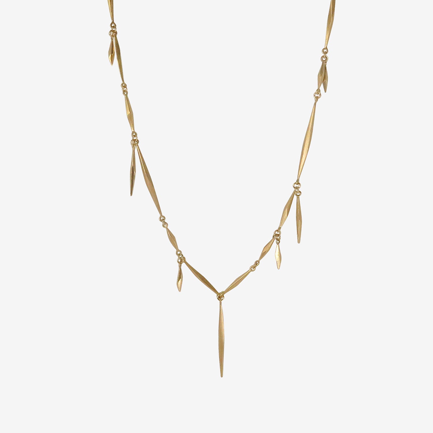 GABRIELLA KISS 18K PINE NEEDLE NECKLACE