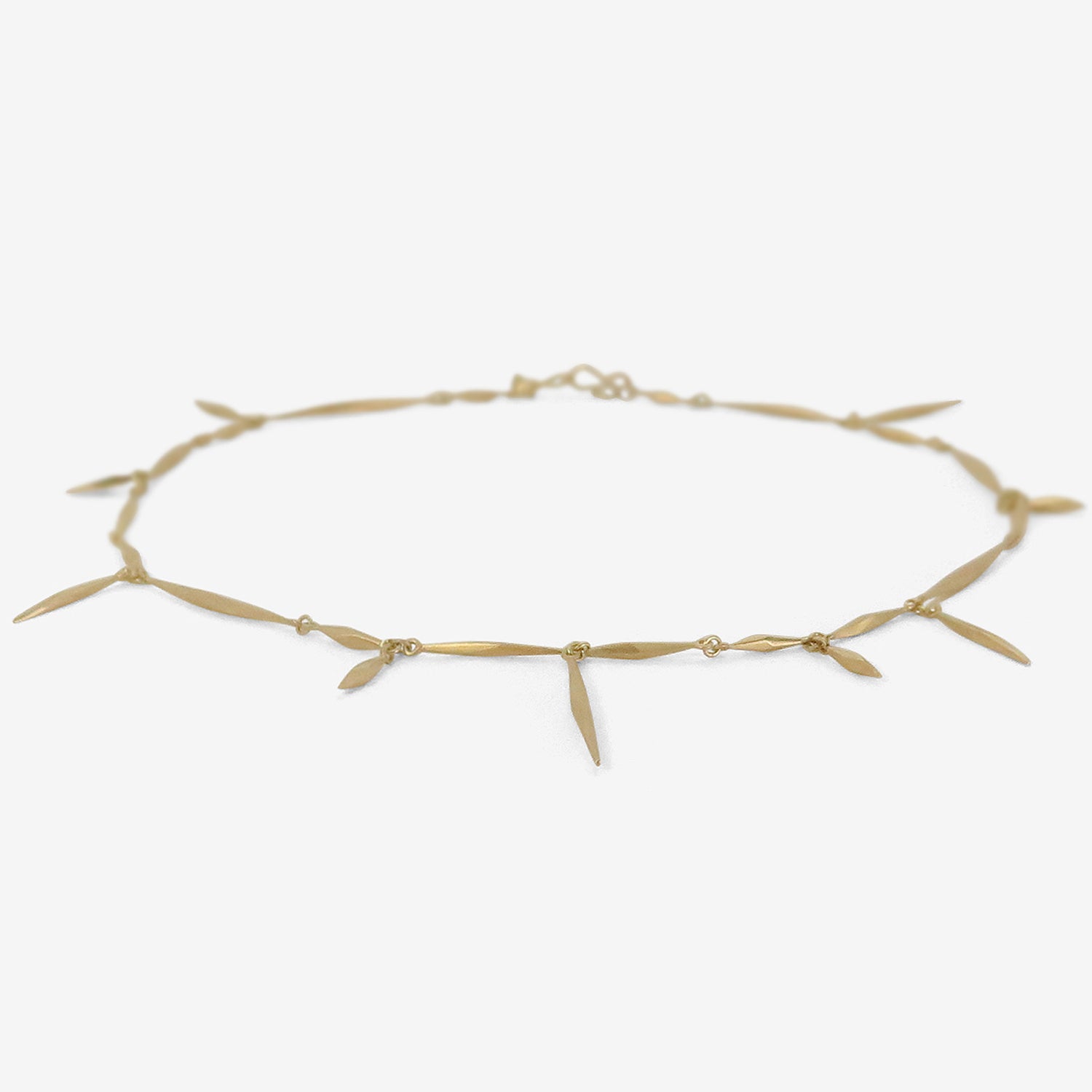 GABRIELLA KISS 18K PINE NEEDLE NECKLACE