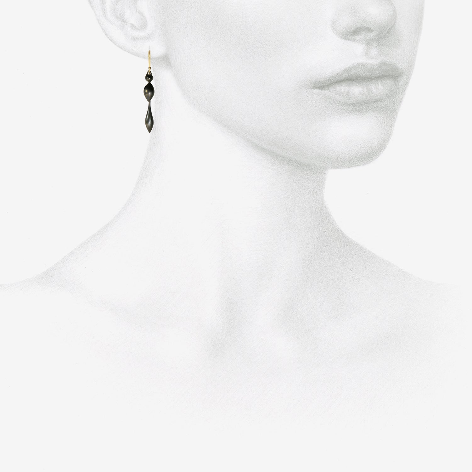 GABRIELLA KISS OXIDIZED BRONZE SMALL WINGLESS WASPS