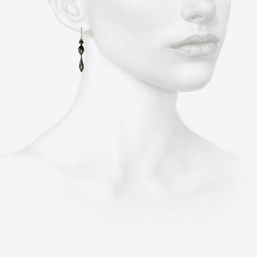 GABRIELLA KISS OXIDIZED BRONZE SMALL WINGLESS WASPS