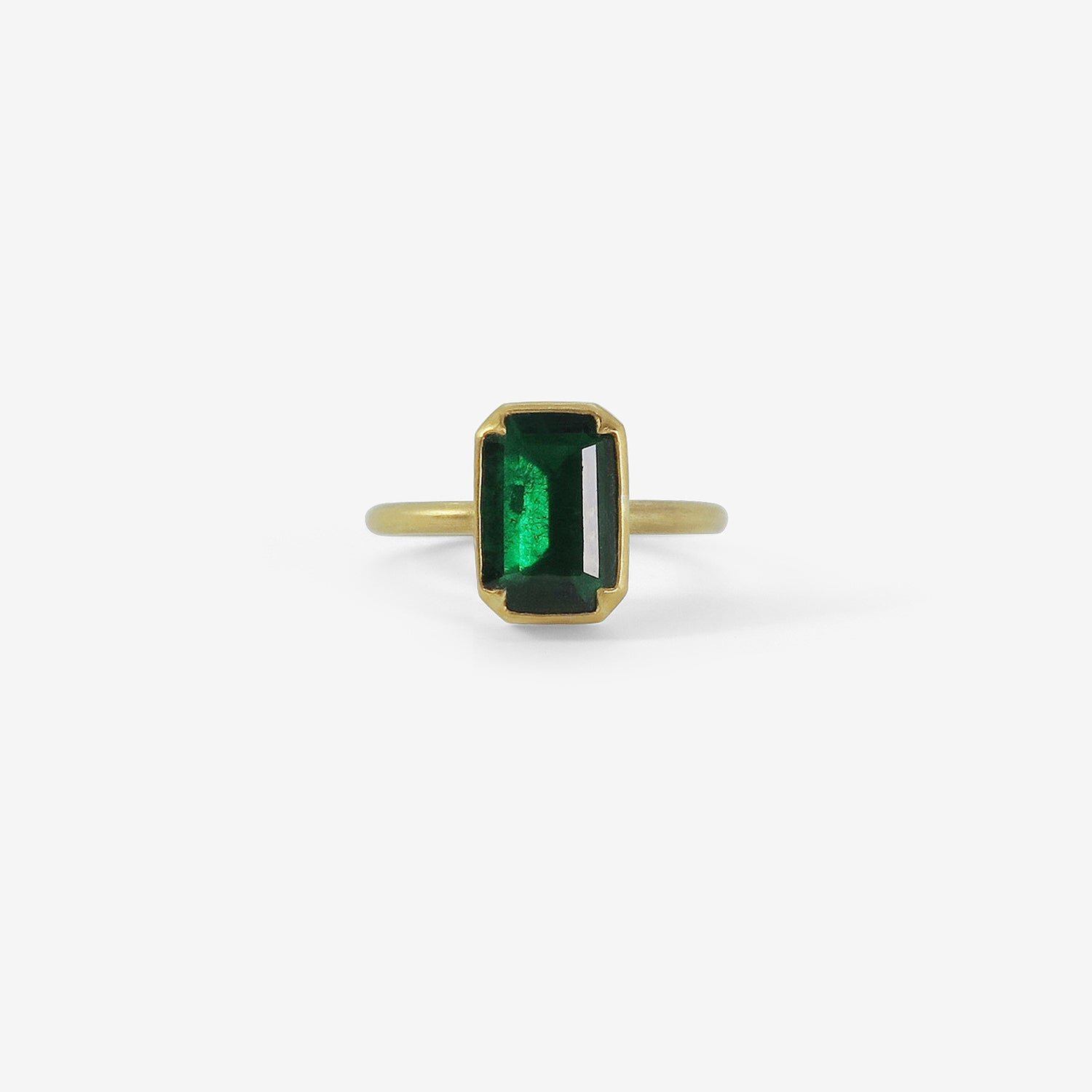 GABRIELLA KISS 18K & ZAMBIAN EMERALD RING, 2.21CT