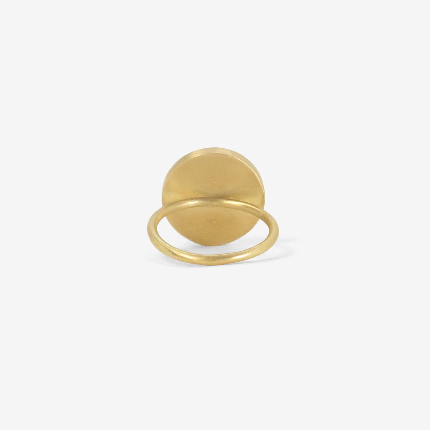 GABRIELLA KISS 18K & ROUND DENDRITE RING
