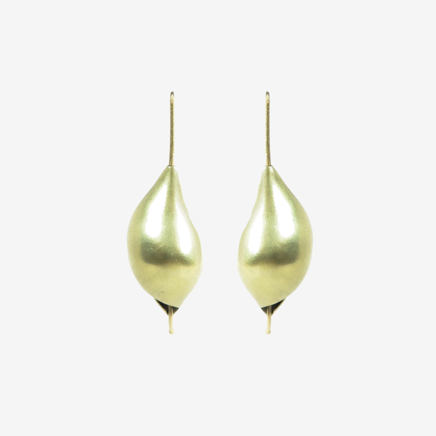 TED MUEHLING 14K GREEN GOLD NEW SHELLS
