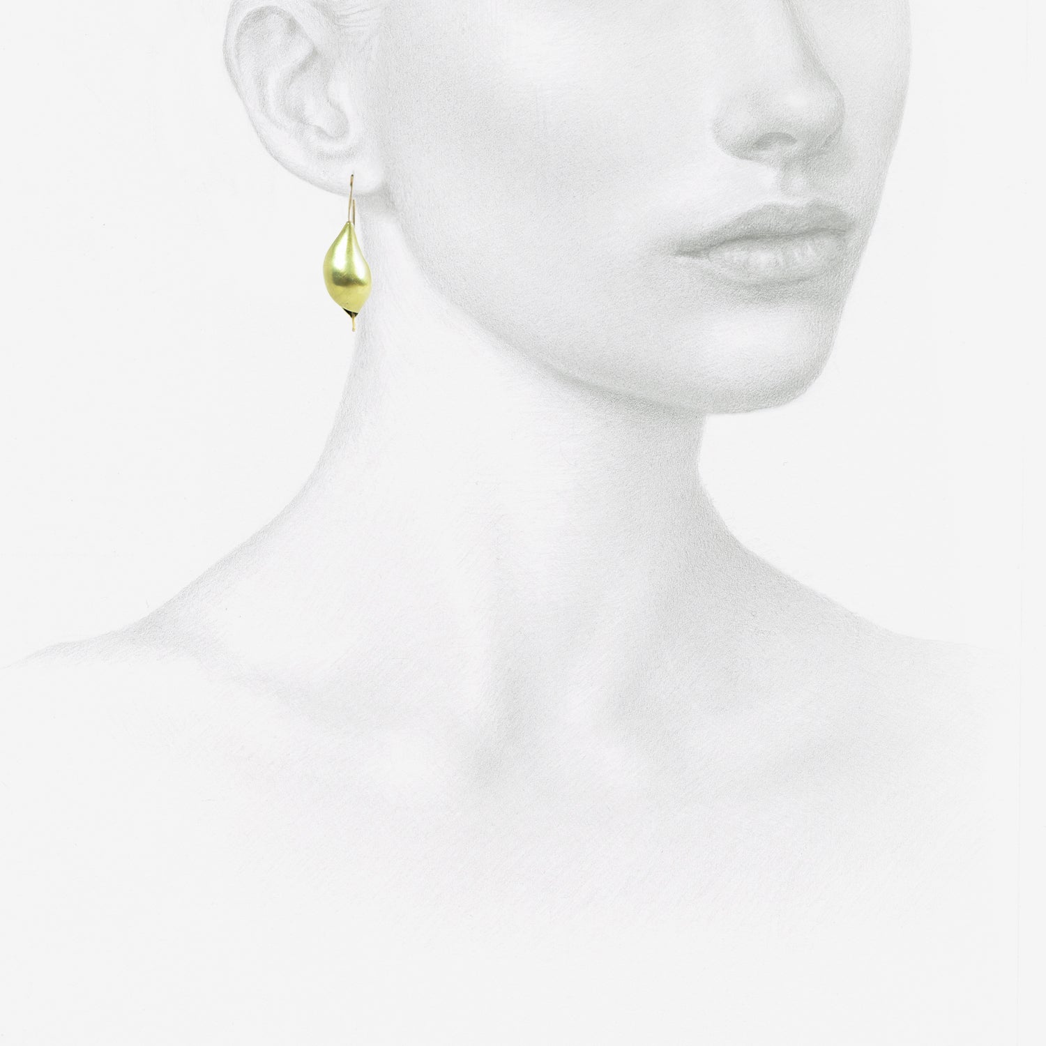 TED MUEHLING 14K GREEN GOLD NEW SHELLS