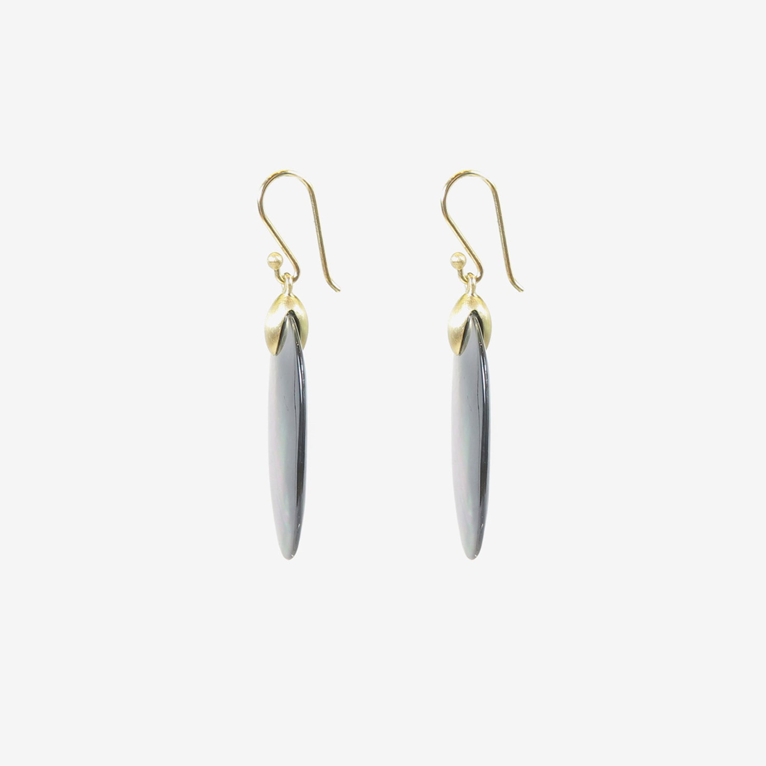 TED MUEHLING 10K & BLACK MOTHER-OF-PEARL LARGE CHIPS