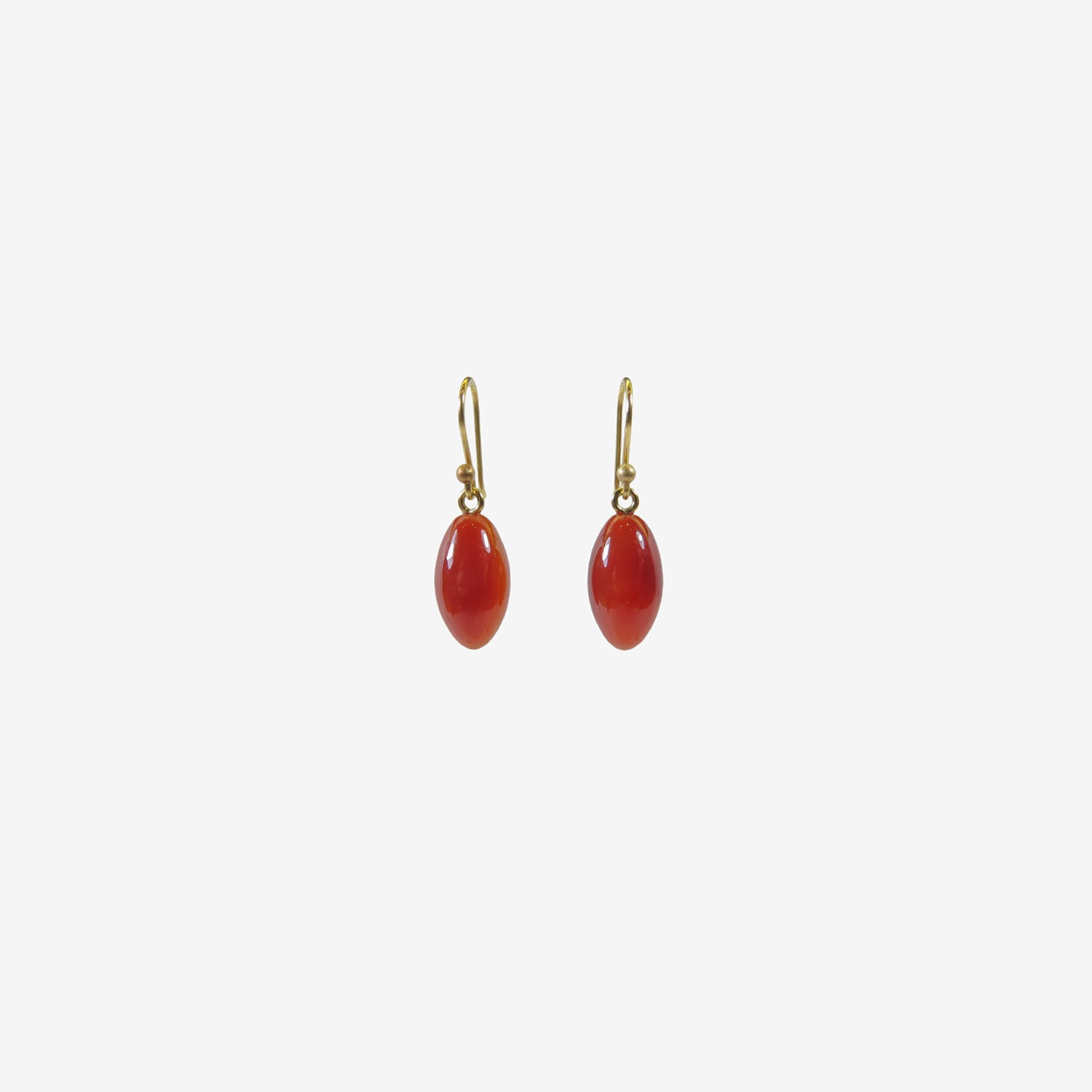 TED MUEHLING 14K & CARNELIAN BERRIES