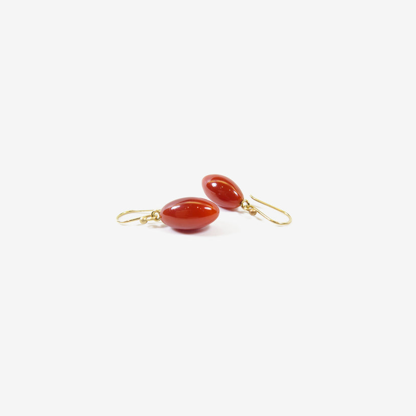 TED MUEHLING 14K & CARNELIAN BERRIES