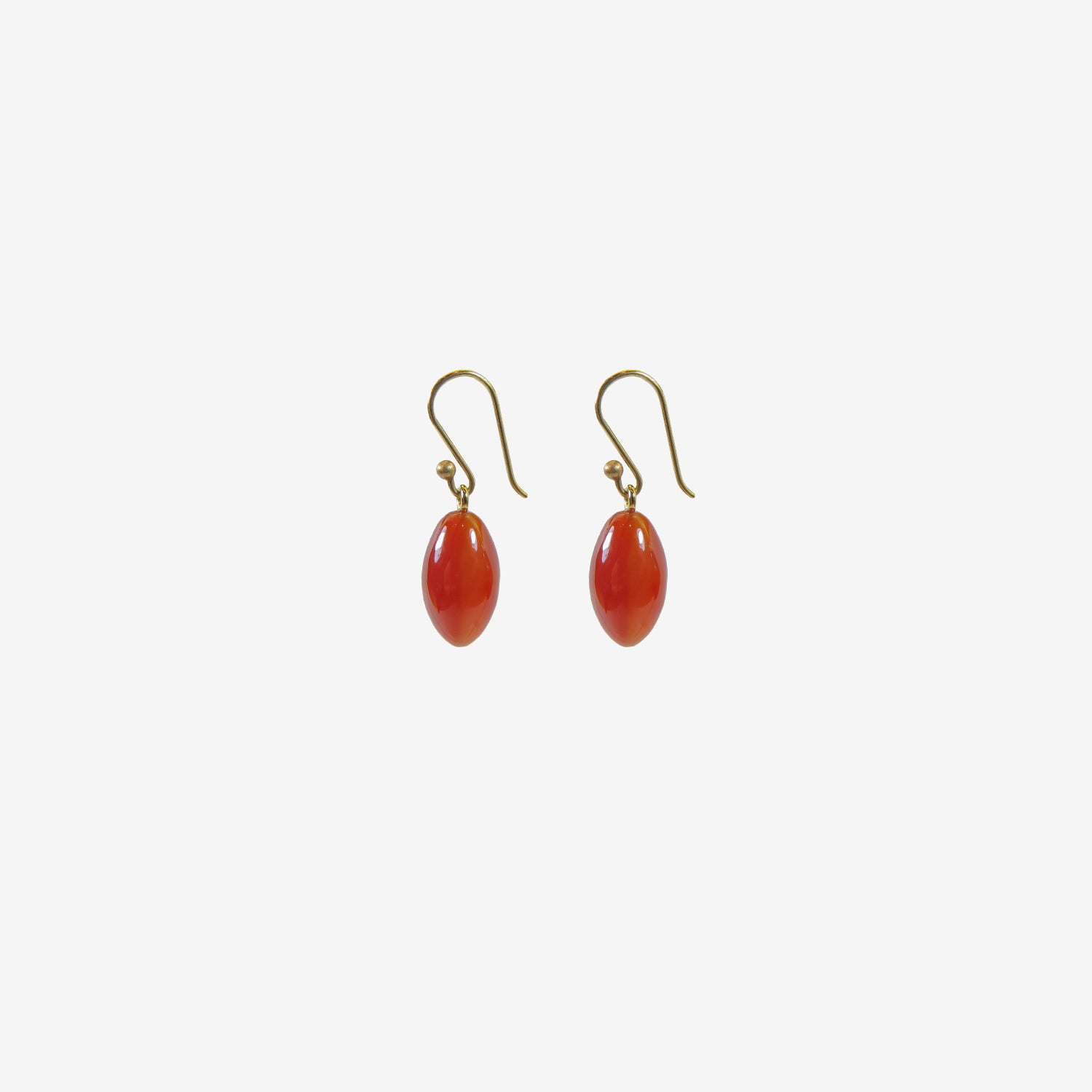 TED MUEHLING 14K & CARNELIAN BERRIES