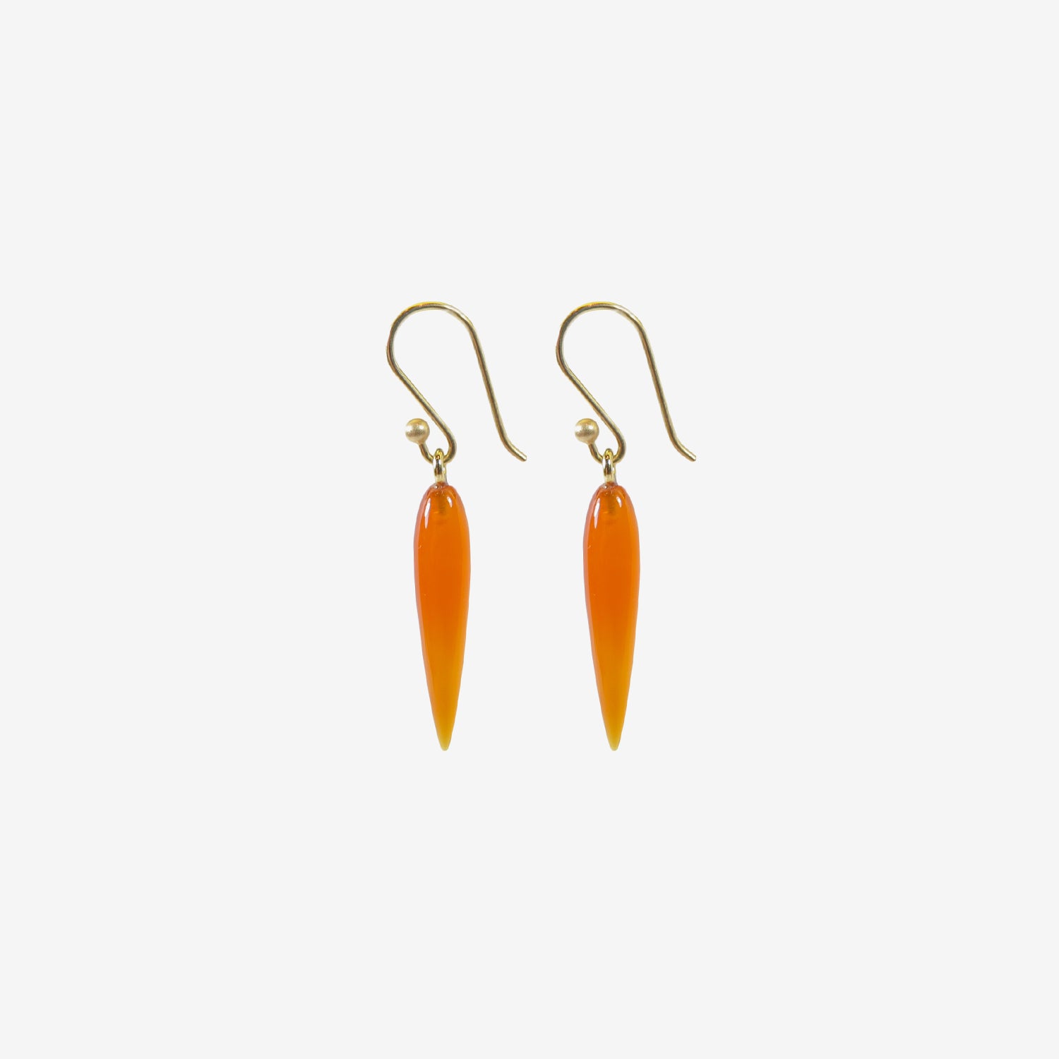 TED MUEHLING 14K & CARNELIAN RICE