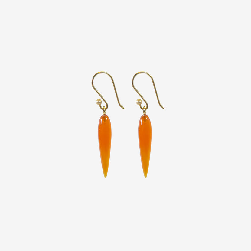 TED MUEHLING 14K & CARNELIAN RICE