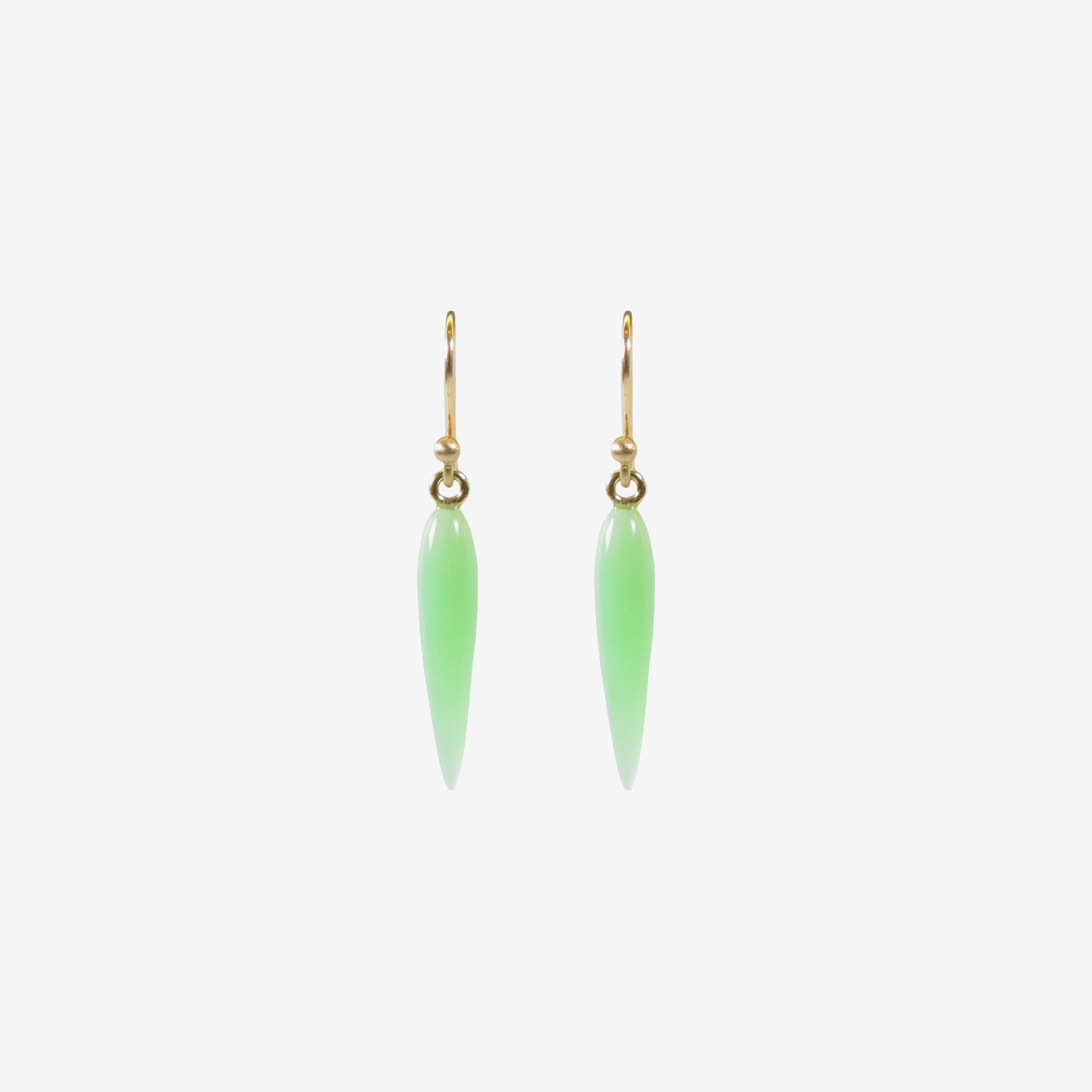 TED MUEHLING 14K & CHRYSOPRASE RICE