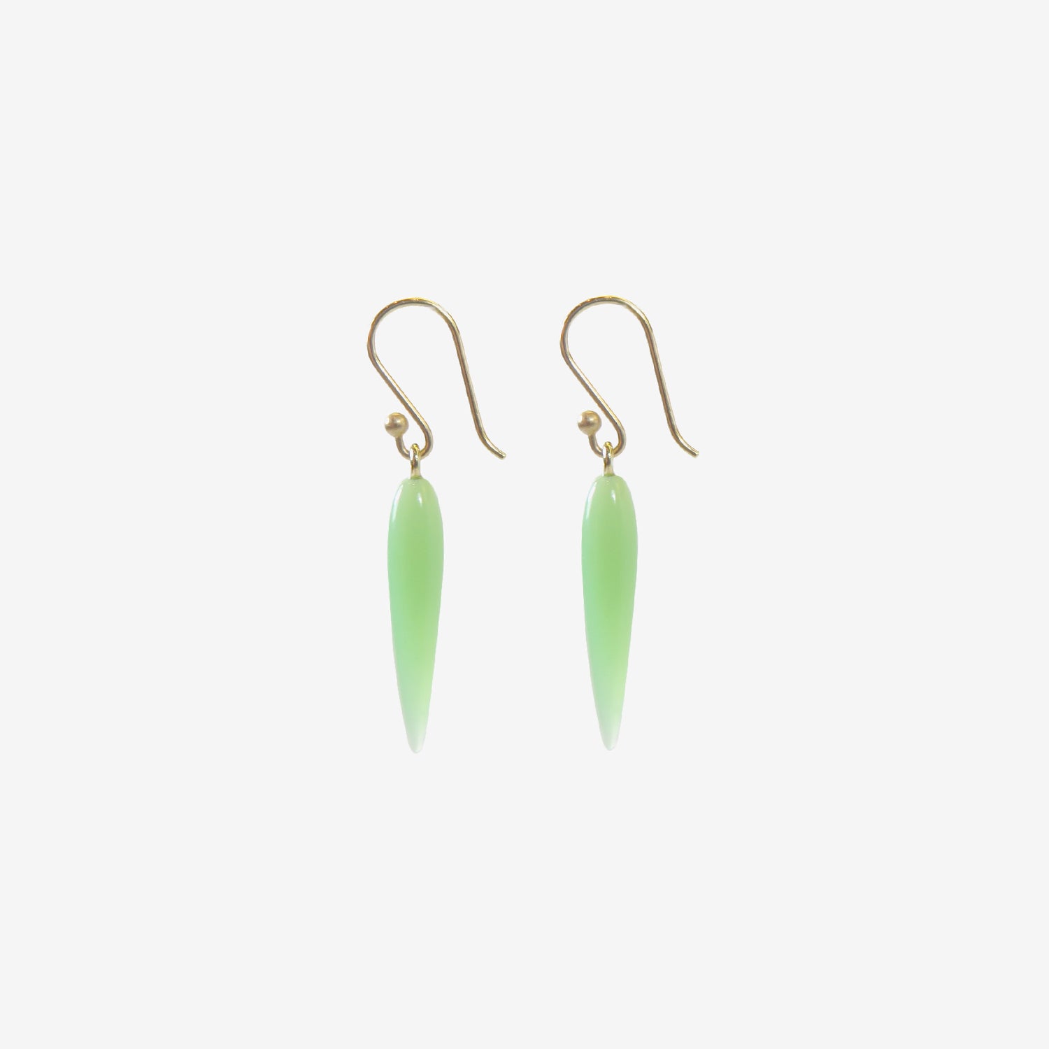 TED MUEHLING 14K & CHRYSOPRASE RICE