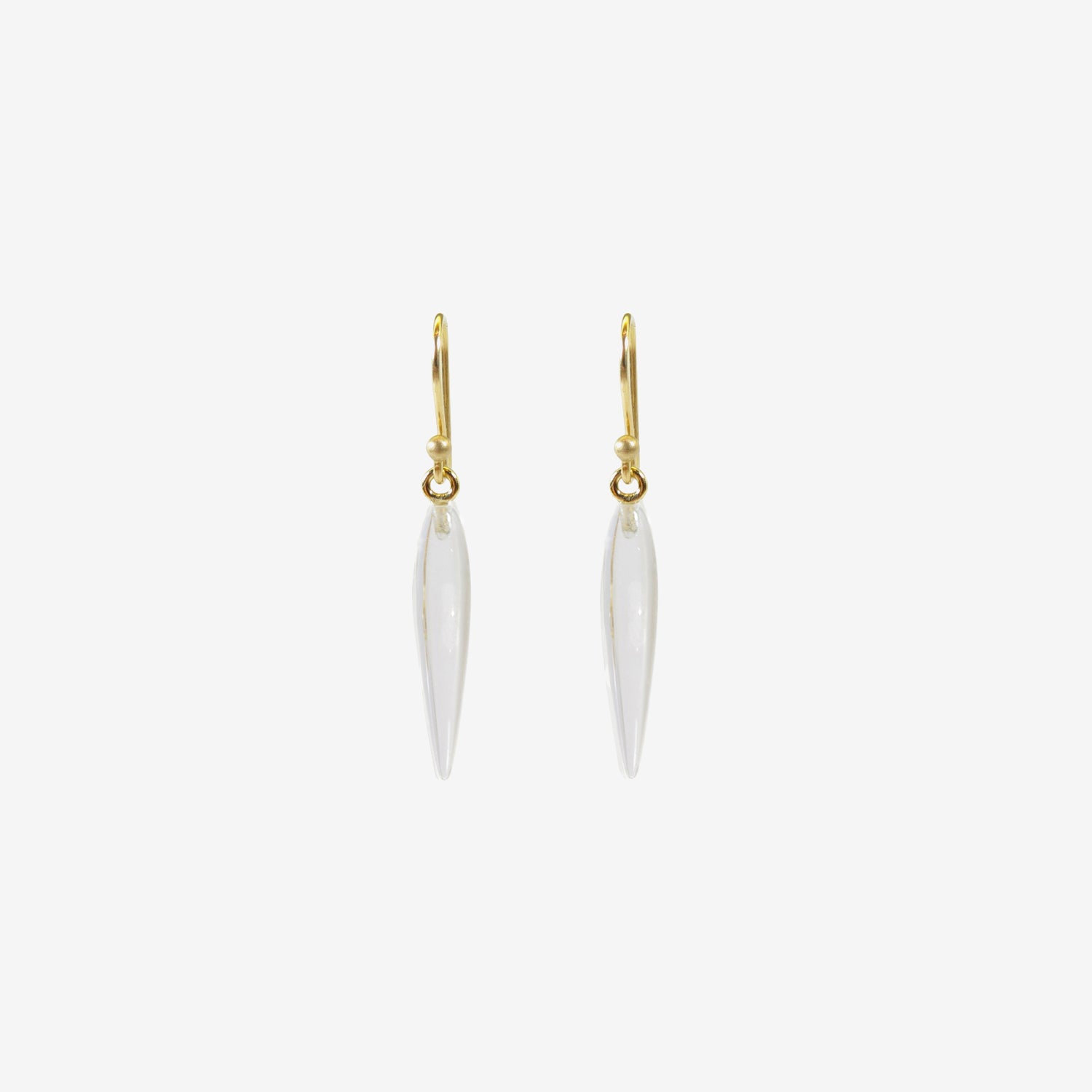 TED MUEHLING 14K & CLEAR CRYSTAL RICE