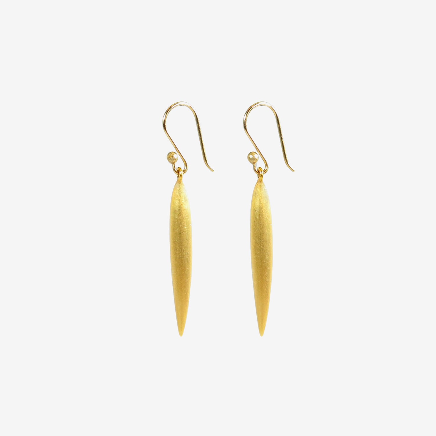 TED MUEHLING 24K GOLD PLATED LARGE RICE