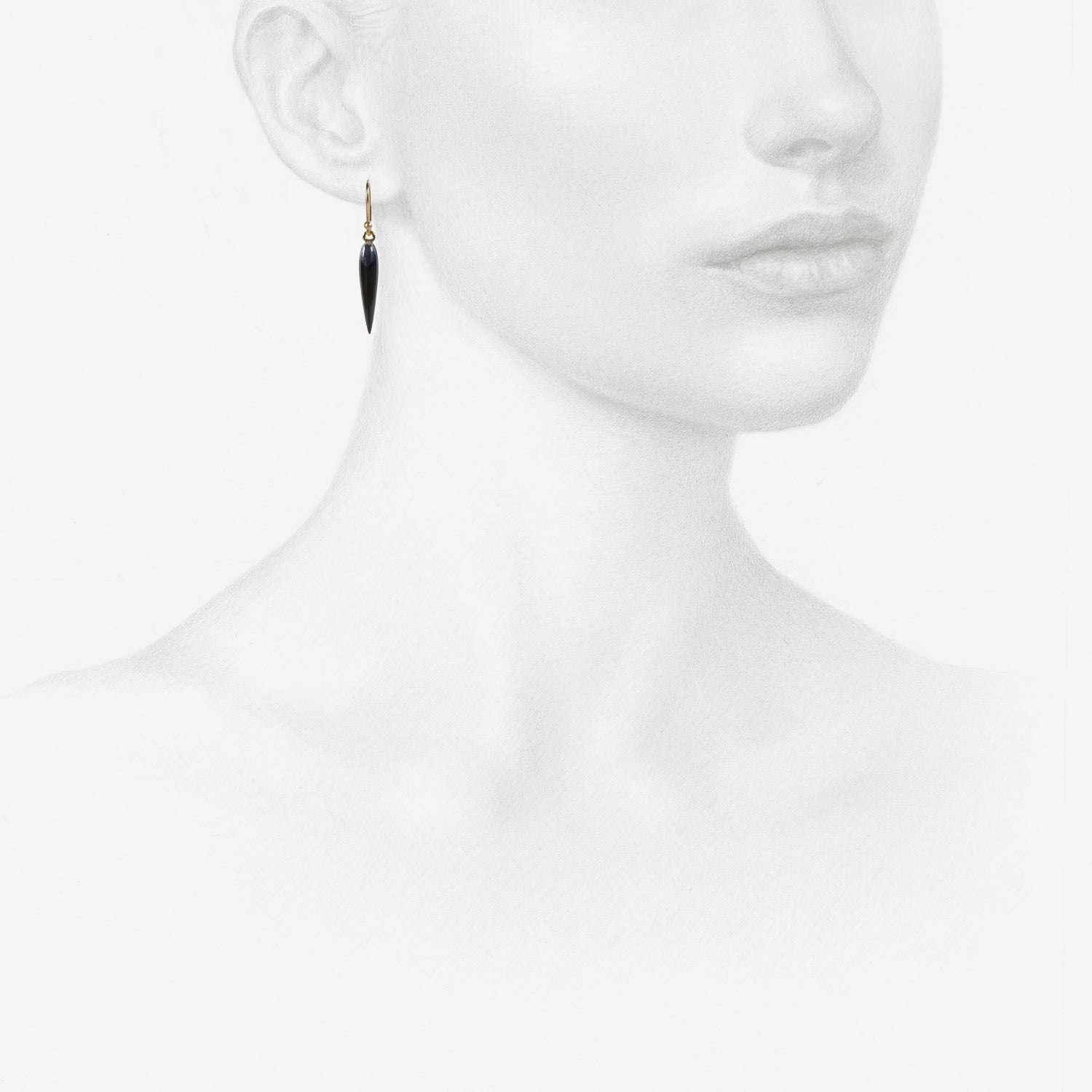 TED MUEHLING 14K & ONYX RICE