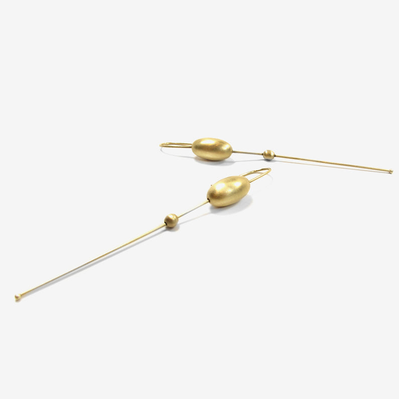 H e l l o ☻ˎˊ 　TED MUEHLING ピアス lemon+citrine+gem.jpg
