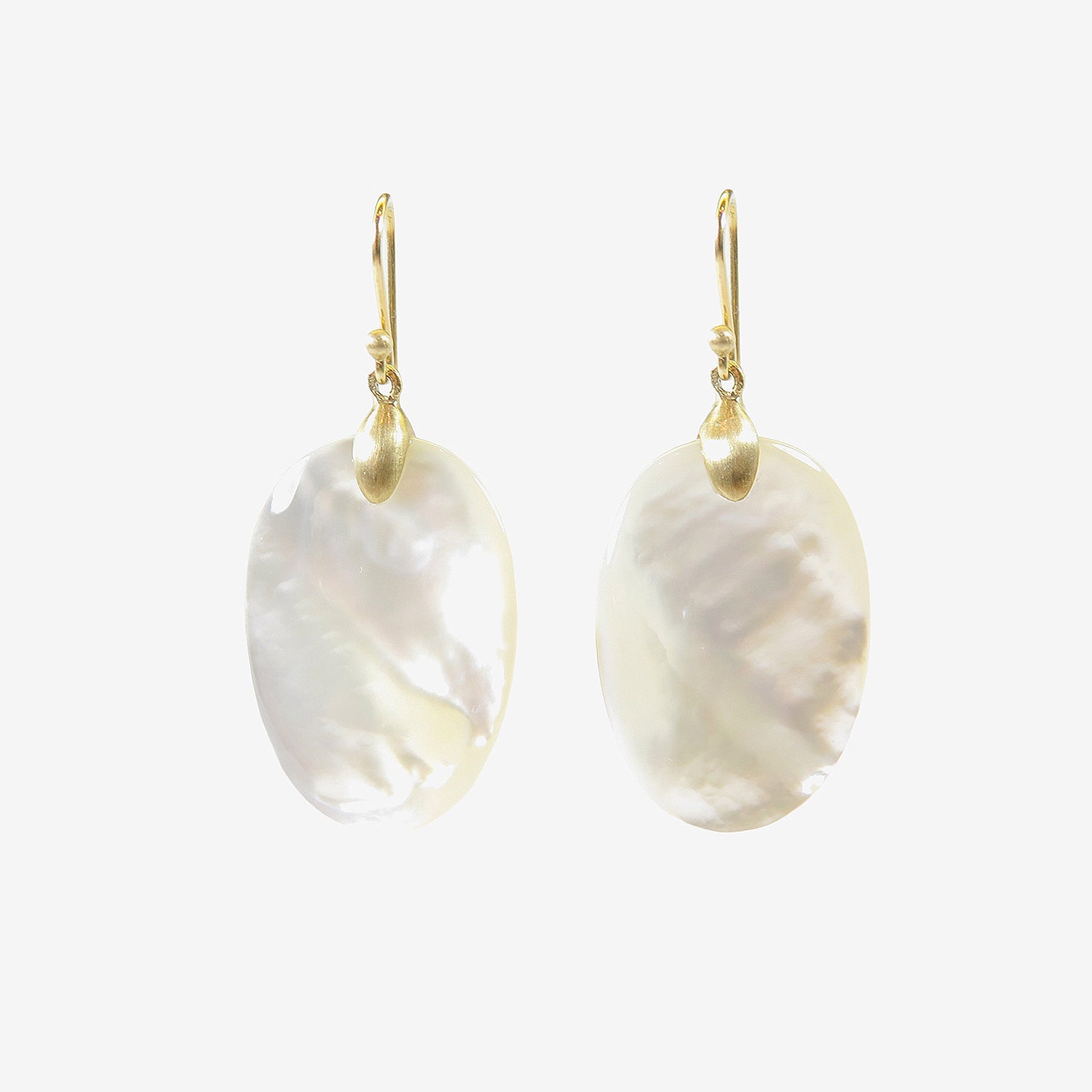 TED MUEHLING 10K & WHITE MOTHER-OF-PEARL LARGE CHIPS