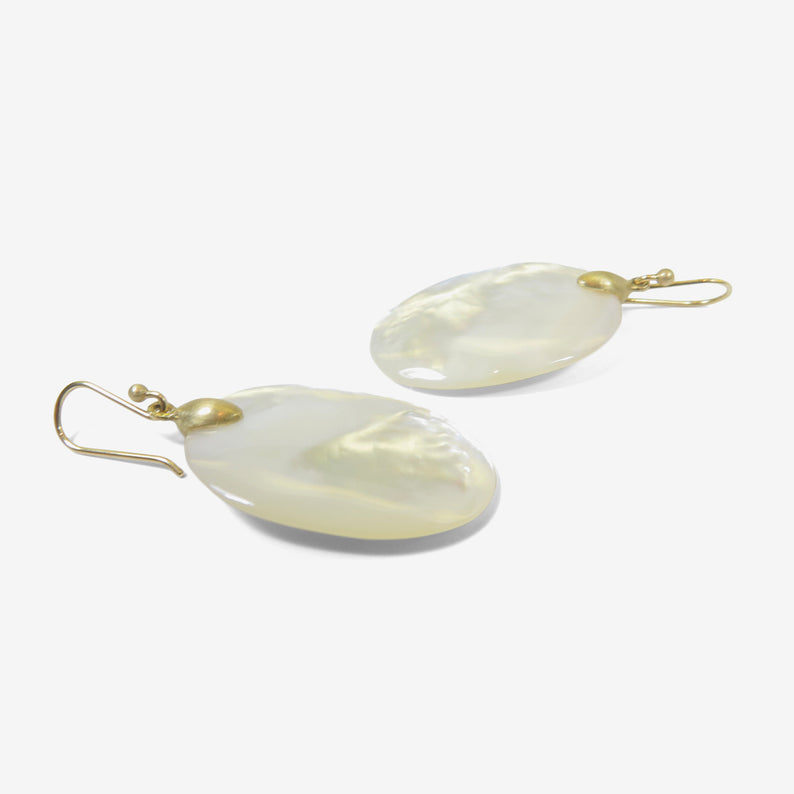 TED MUEHLING 10K & WHITE MOTHER-OF-PEARL LARGE CHIPS