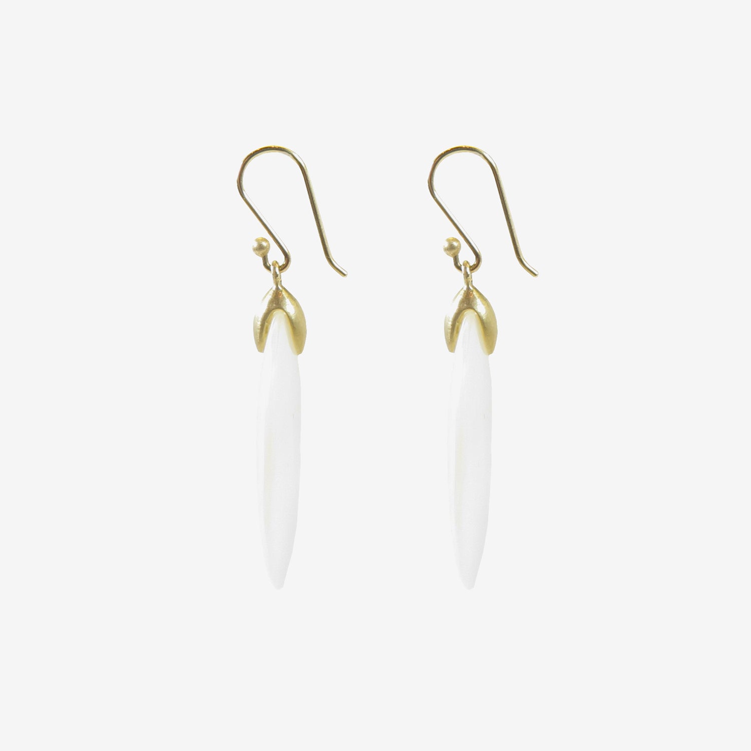TED MUEHLING SMALL PINK PEARL EARRINGS